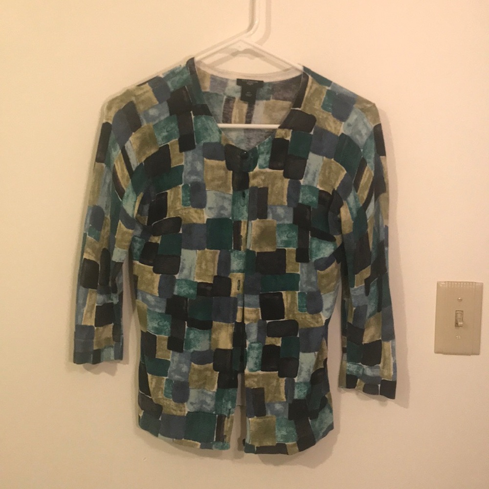 Patterned cardigan
